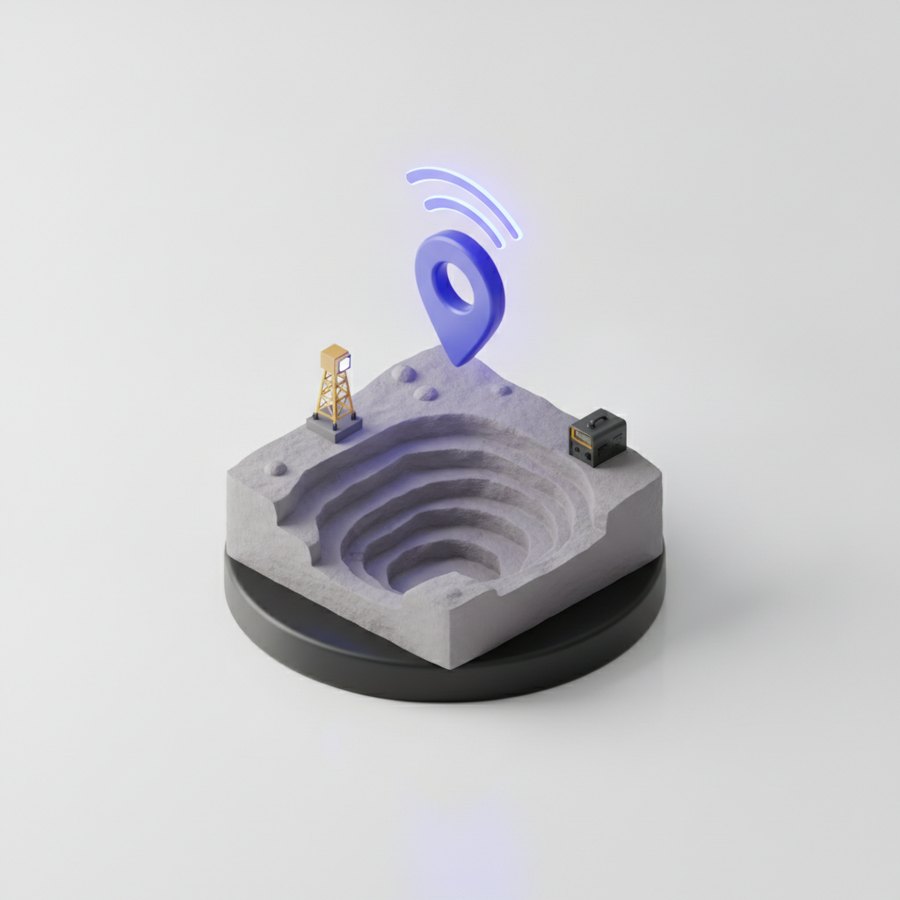 Ilustración 3D del módulo Locate